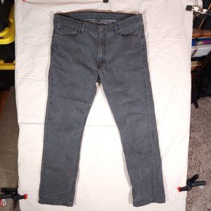 Levis 513 Jeans Mens Label Size 38x32 (~31) Slim Straight Denim Pants Casual